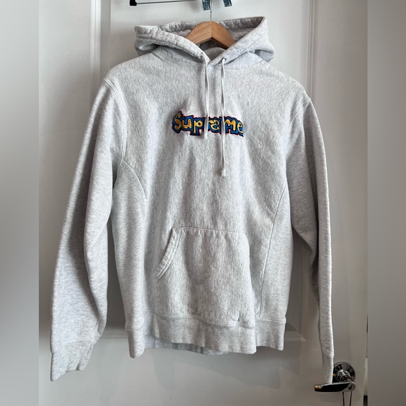 Supreme hoodie in grey medium